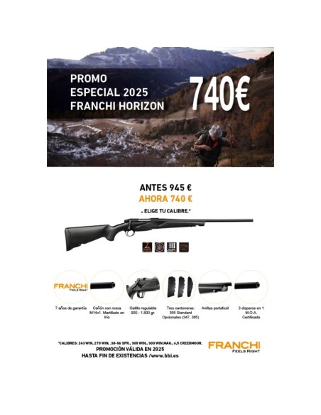Rifle Franchi Horizon Black Synthetic
