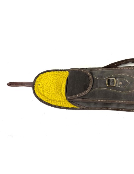 Funda para escopeta 2 piezas marrón oscuro