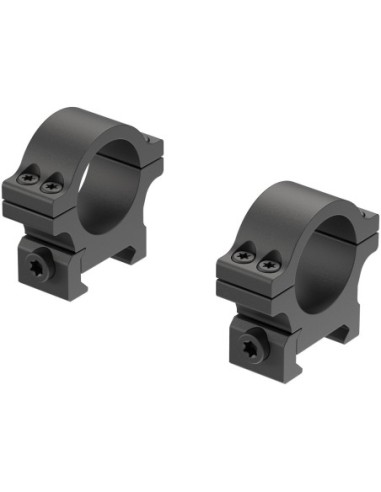 Juego de Anillas LEUPOLD Open Range Cross-Slot 1" [Fijas] - Bajas