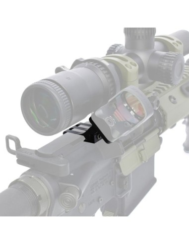 Montura Picatinny lateral WARNE Red-dot 45 grados para Reflex - diestro