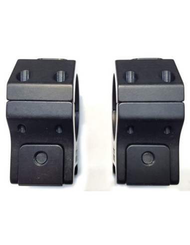 Juego de anillas APEL Blue-line para Picatinny - 30mm. BH10 con conector