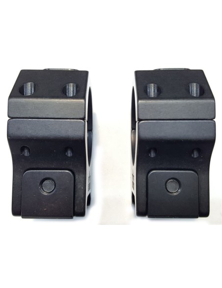 Juego de anillas APEL Blue-line para Picatinny - 30mm. BH10 con conector