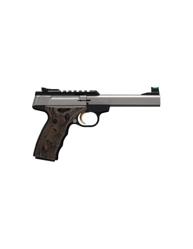 Pistola Browning Buck Mark Plus Stainless UDX .22 LR – Precisión y ergonomía