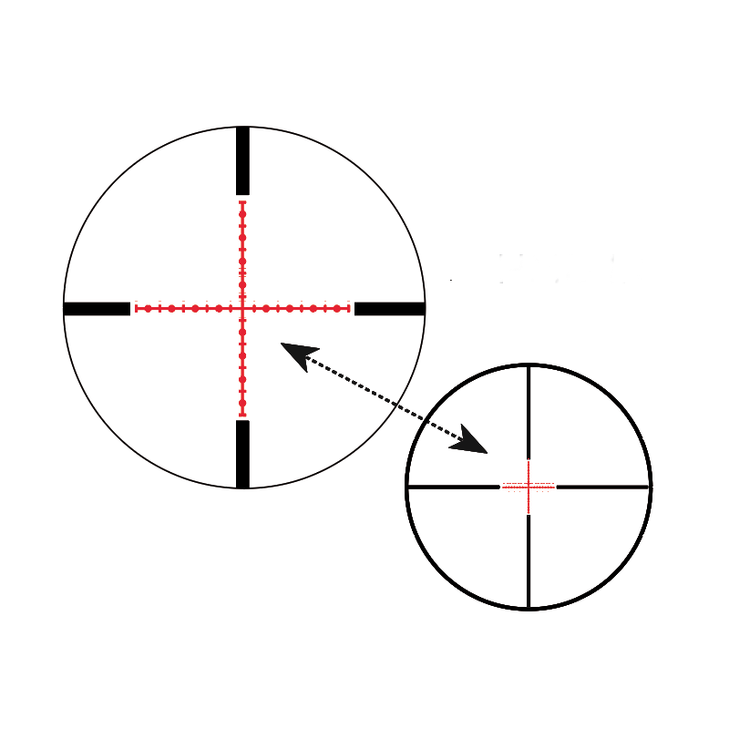 Visor Nikko Stirling Diamond Primer Plano Focal 34mm
